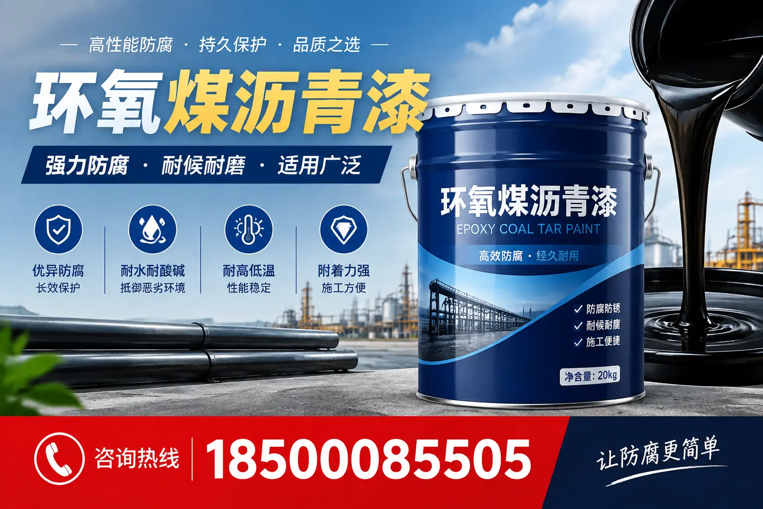 环氧煤沥青漆在不同气候条件下的表现分析，自贡适用性