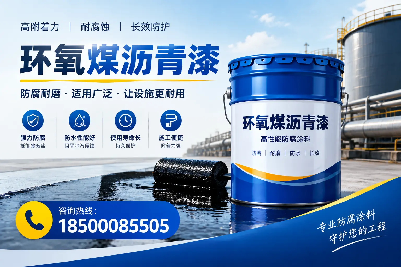 环氧煤沥青漆与其他涂料的对比分析,助力自贡企业决策